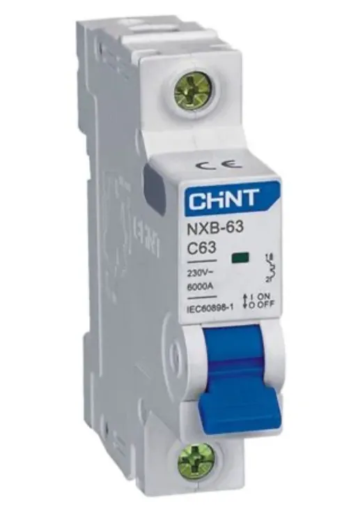 [NXB-63-1P-2A] Breaker riel Chint 1 polo 2A-240VAC 6kA