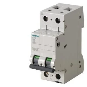 [5SL4206-7] Breaker para riel 5SL4206-7 2P 6A 10KA #5SL4206-7RC SIEMENS