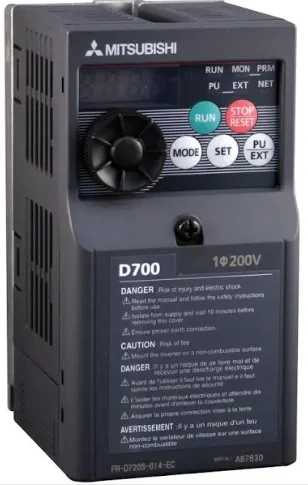 VARIADOR DE FRECUENCIA FR-D720-042-NA, 240V 1HP MICRO VFD MITSUBISHI