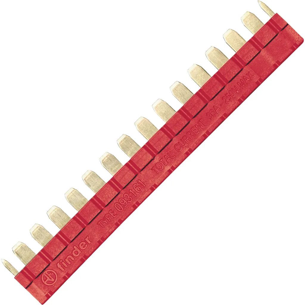 [093161] PUENTE DE 16 TERMINALES P/SERIE 39X1 COLOR ROJO  093161 FINDER