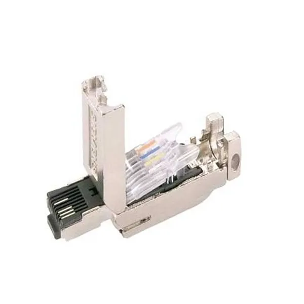[6GK1901-1BB10-2AA0] CONECTOR RJ45 ROBUSTO METÁLICO PROFINET / INDUSTRIAL ETHERNET. ÁNGULO DE CONEXIÓN 180° 6GK1901-1BB10-2AA0 SIEMENS