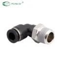 Racor L manguera 6 conexión 1/8"