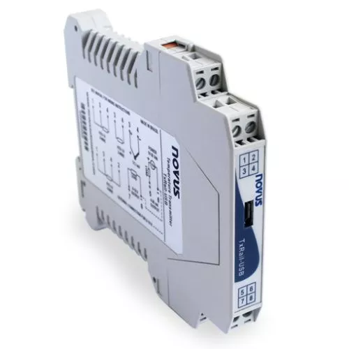 [886037306] Transmisor de temperatura TXRAL-USB: DIN RAIL NOVUS