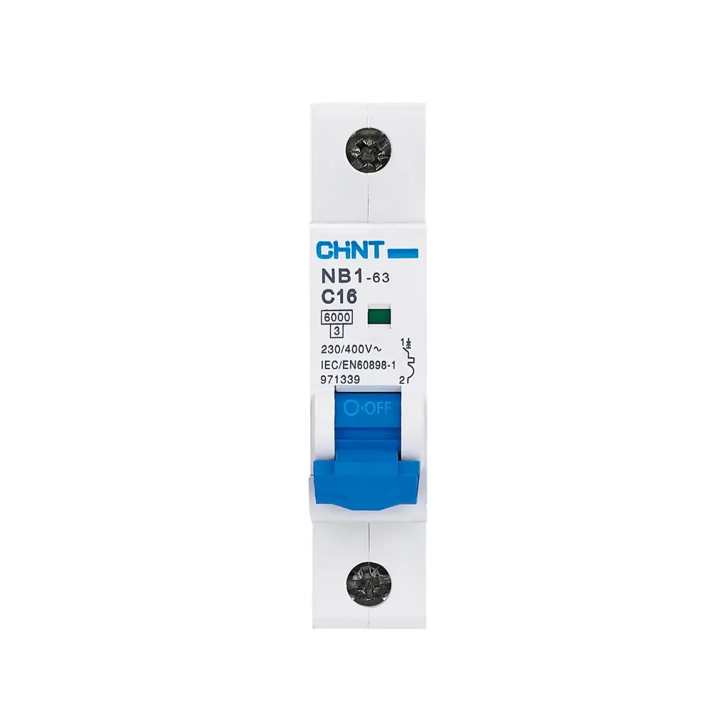 [NB1-63-1P-C16] Breaker CHINT de riel 1 polo 16A 6kA®