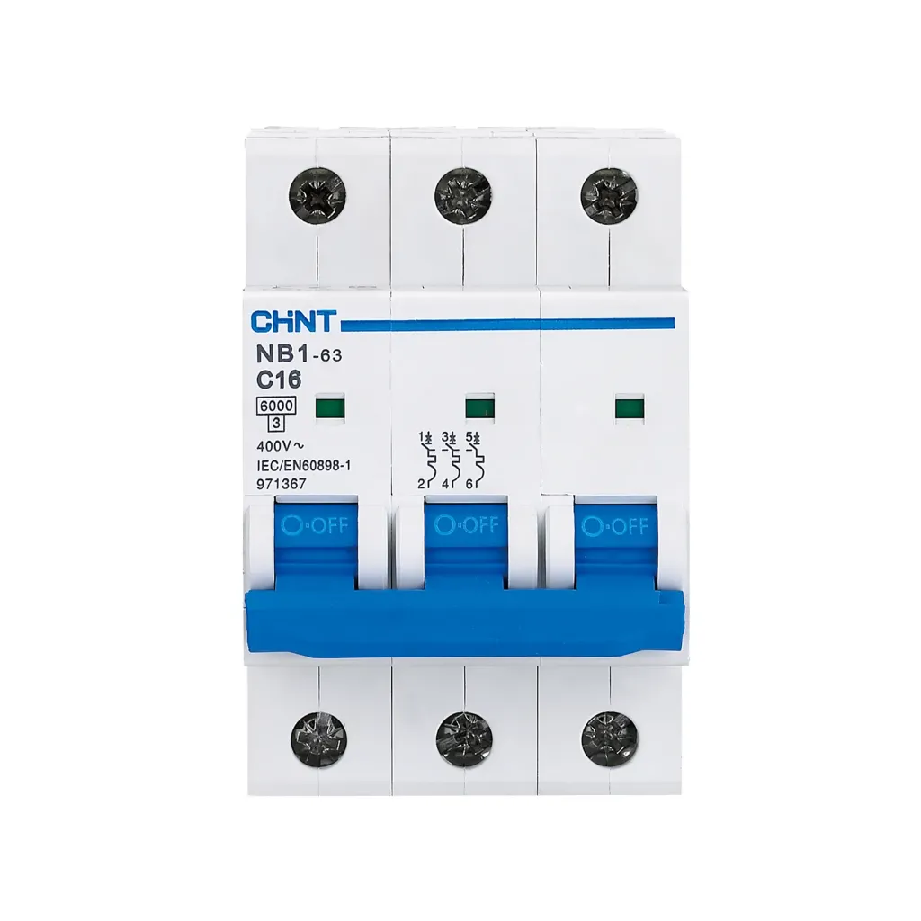 [NB1-63-3P-C10] Breaker CHINT de riel 3 polo 10A 6kA®