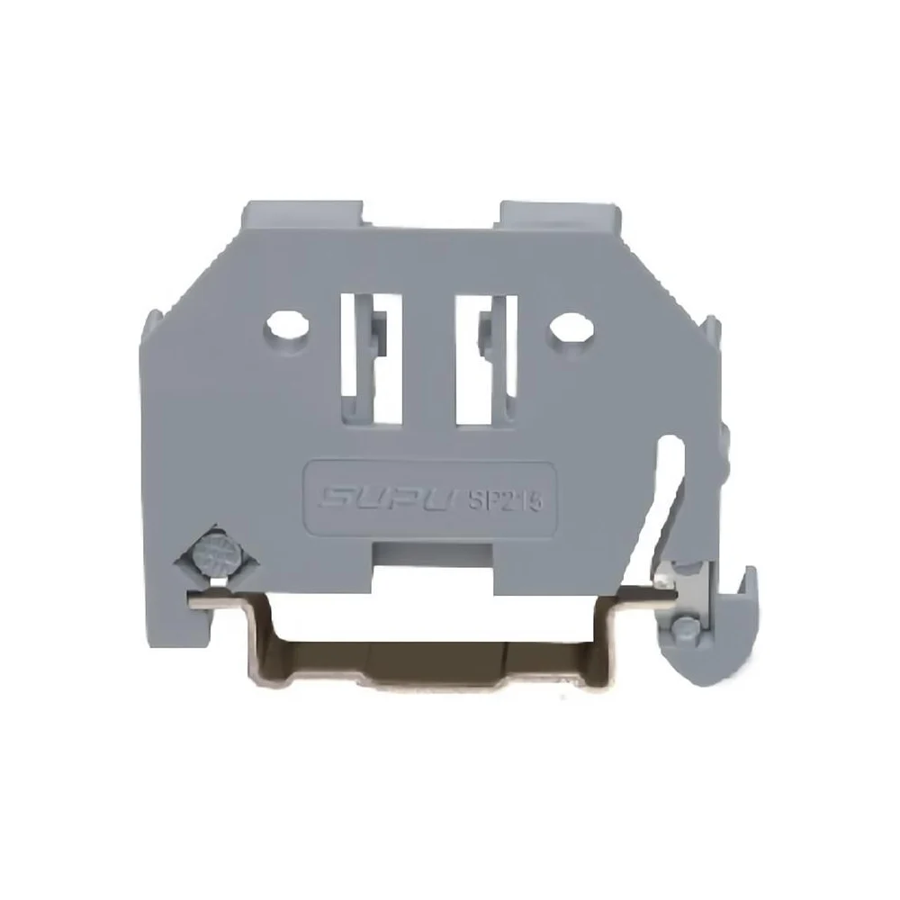 [215202] Tope de cierre sin tornillos, separador de borneras ancho 10mm SUPU