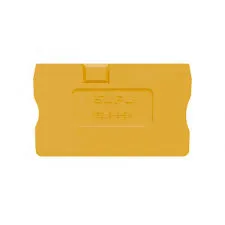 [TP2.5-2-OG-EA] Placa final o intermedia naranja para bornera TP2.5-2  (2 puntos de conexión)