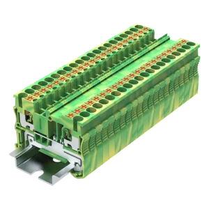 [TP2.5-2-PE] Bornera de tierra 2 puntos de conexión 26-12 AWG con tecla de accionamiento SUPU