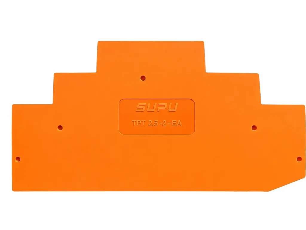 Placa final o intermedia para bornera de 3 pisos TPT2.5-2 SUPU