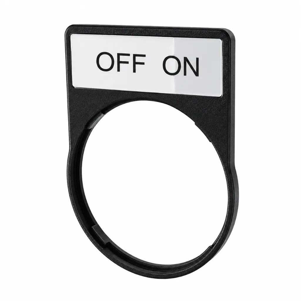 [TS290K-0AP90] Portaetiquetas ancho etiqueta 9mm para boton/selector (22mm)
