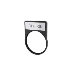 Portaetiquetas ancho etiqueta 18mm para boton/selector  (22mm) SUPU