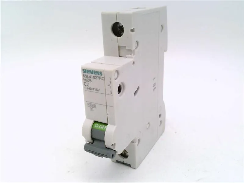 [5SL4102-7RC] BREAKER TERMOMAGNETICO 1P, 2 AMP SIEMENS 5SL4102-7RC