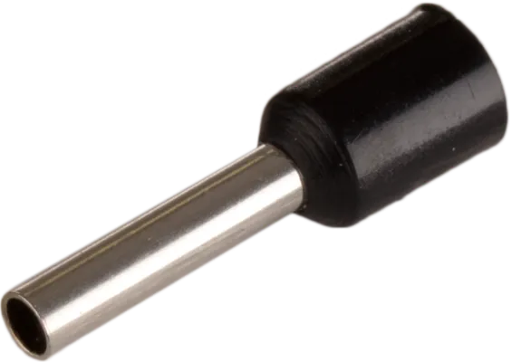 [C060012] Terminal puntera #10-8 3.9mm negro CSC